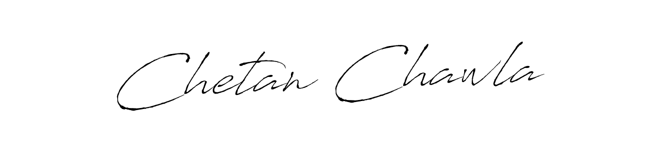 Create a beautiful signature design for name Chetan Chawla. With this signature (Antro_Vectra) fonts, you can make a handwritten signature for free. Chetan Chawla signature style 6 images and pictures png
