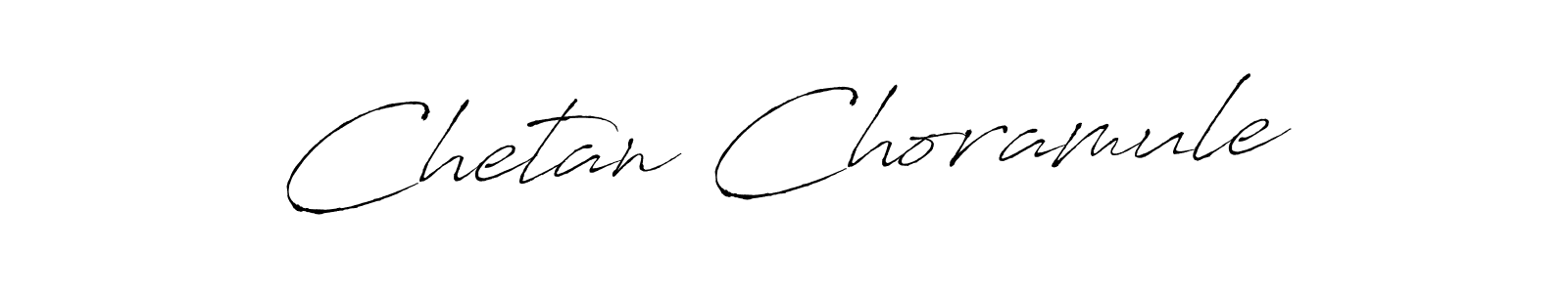 How to make Chetan Choramule signature? Antro_Vectra is a professional autograph style. Create handwritten signature for Chetan Choramule name. Chetan Choramule signature style 6 images and pictures png