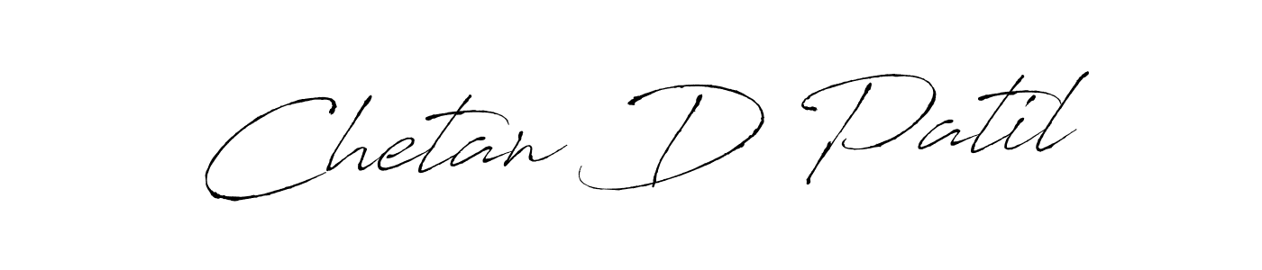The best way (Antro_Vectra) to make a short signature is to pick only two or three words in your name. The name Chetan D Patil include a total of six letters. For converting this name. Chetan D Patil signature style 6 images and pictures png