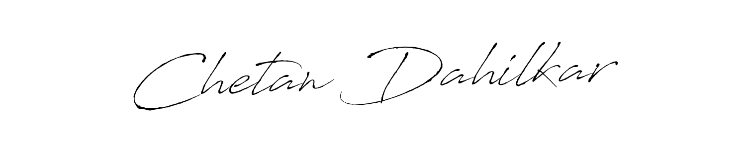 Also You can easily find your signature by using the search form. We will create Chetan Dahilkar name handwritten signature images for you free of cost using Antro_Vectra sign style. Chetan Dahilkar signature style 6 images and pictures png