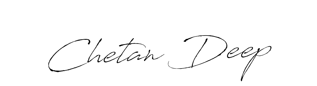 How to make Chetan Deep signature? Antro_Vectra is a professional autograph style. Create handwritten signature for Chetan Deep name. Chetan Deep signature style 6 images and pictures png