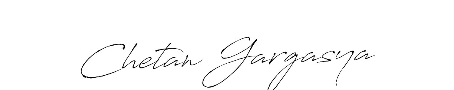 Chetan Gargasya stylish signature style. Best Handwritten Sign (Antro_Vectra) for my name. Handwritten Signature Collection Ideas for my name Chetan Gargasya. Chetan Gargasya signature style 6 images and pictures png