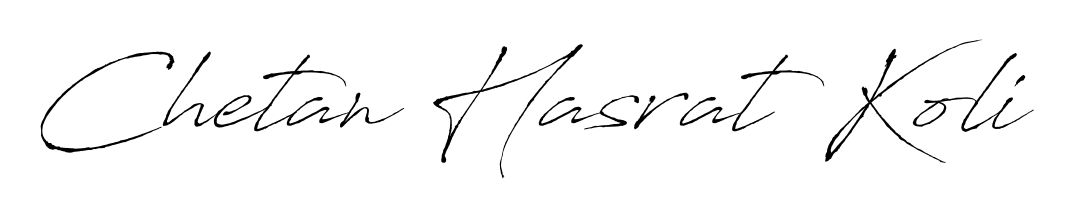 Transform the name Chetan Hasrat Koli into a signature masterpiece using Antro_Vectra font. Ideal for photographers, artists, and creators looking for watermarks. Chetan Hasrat Koli signature style 6 images and pictures png