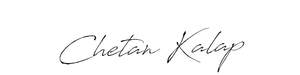 Chetan Kalap stylish signature style. Best Handwritten Sign (Antro_Vectra) for my name. Handwritten Signature Collection Ideas for my name Chetan Kalap. Chetan Kalap signature style 6 images and pictures png