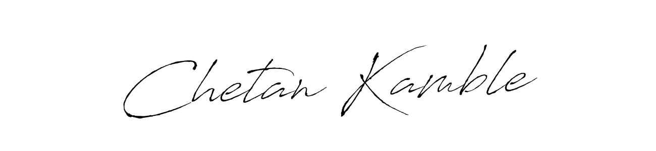 Chetan Kamble stylish signature style. Best Handwritten Sign (Antro_Vectra) for my name. Handwritten Signature Collection Ideas for my name Chetan Kamble. Chetan Kamble signature style 6 images and pictures png