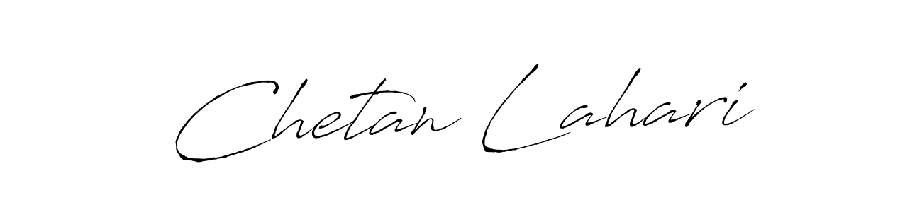 Also we have Chetan Lahari name is the best signature style. Create professional handwritten signature collection using Antro_Vectra autograph style. Chetan Lahari signature style 6 images and pictures png