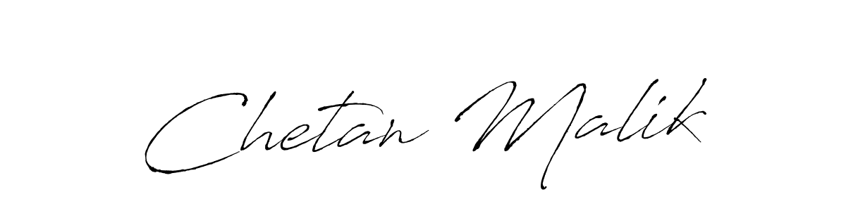 Also we have Chetan Malik name is the best signature style. Create professional handwritten signature collection using Antro_Vectra autograph style. Chetan Malik signature style 6 images and pictures png