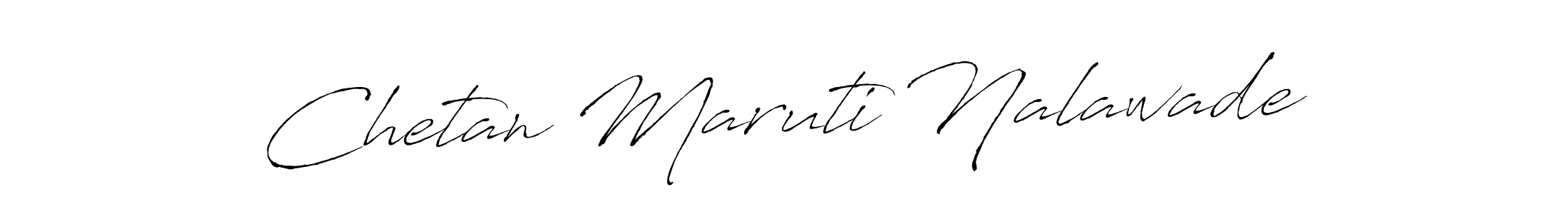 Use a signature maker to create a handwritten signature online. With this signature software, you can design (Antro_Vectra) your own signature for name Chetan Maruti Nalawade. Chetan Maruti Nalawade signature style 6 images and pictures png