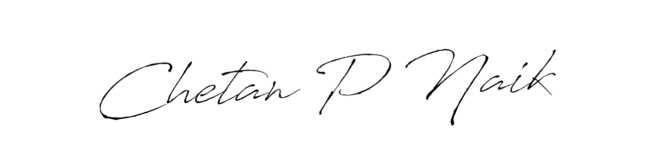 Chetan P Naik stylish signature style. Best Handwritten Sign (Antro_Vectra) for my name. Handwritten Signature Collection Ideas for my name Chetan P Naik. Chetan P Naik signature style 6 images and pictures png