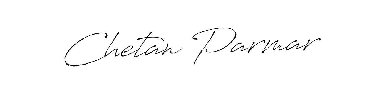 Make a beautiful signature design for name Chetan Parmar. With this signature (Antro_Vectra) style, you can create a handwritten signature for free. Chetan Parmar signature style 6 images and pictures png