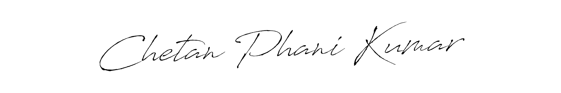 Create a beautiful signature design for name Chetan Phani Kumar. With this signature (Antro_Vectra) fonts, you can make a handwritten signature for free. Chetan Phani Kumar signature style 6 images and pictures png