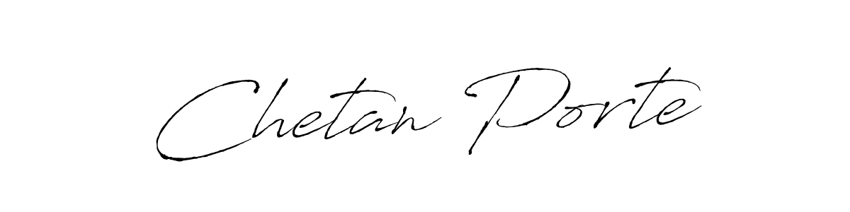 Make a beautiful signature design for name Chetan Porte. Use this online signature maker to create a handwritten signature for free. Chetan Porte signature style 6 images and pictures png