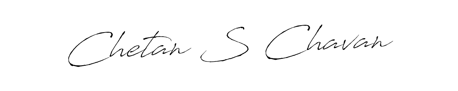 Also You can easily find your signature by using the search form. We will create Chetan S Chavan name handwritten signature images for you free of cost using Antro_Vectra sign style. Chetan S Chavan signature style 6 images and pictures png