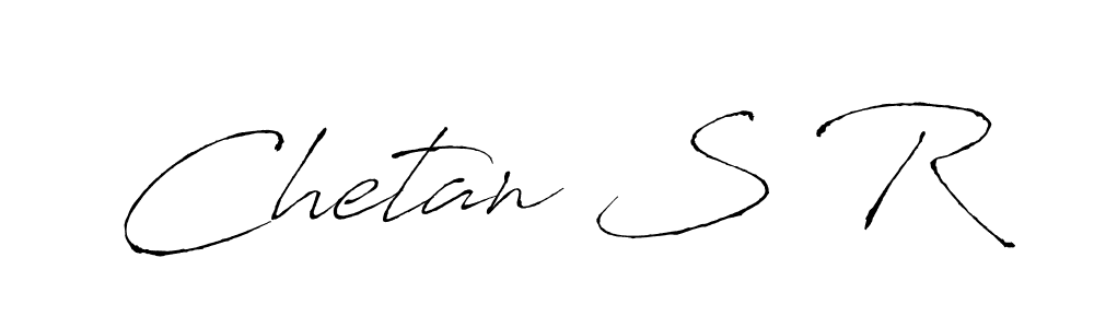 Antro_Vectra is a professional signature style that is perfect for those who want to add a touch of class to their signature. It is also a great choice for those who want to make their signature more unique. Get Chetan S R name to fancy signature for free. Chetan S R signature style 6 images and pictures png