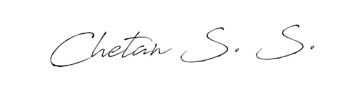 Once you've used our free online signature maker to create your best signature Antro_Vectra style, it's time to enjoy all of the benefits that Chetan S. S. name signing documents. Chetan S. S. signature style 6 images and pictures png