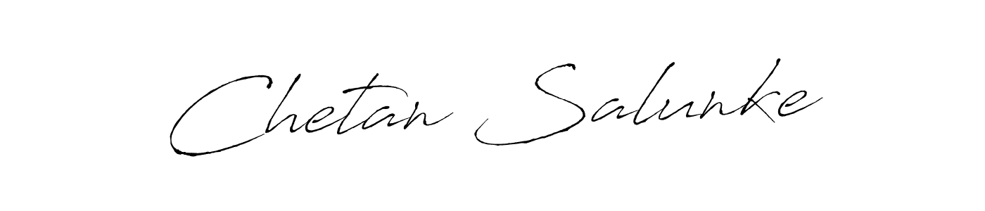 You should practise on your own different ways (Antro_Vectra) to write your name (Chetan Salunke) in signature. don't let someone else do it for you. Chetan Salunke signature style 6 images and pictures png