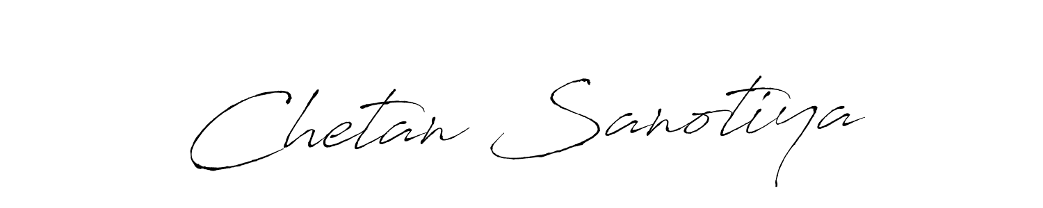 Also we have Chetan Sanotiya name is the best signature style. Create professional handwritten signature collection using Antro_Vectra autograph style. Chetan Sanotiya signature style 6 images and pictures png