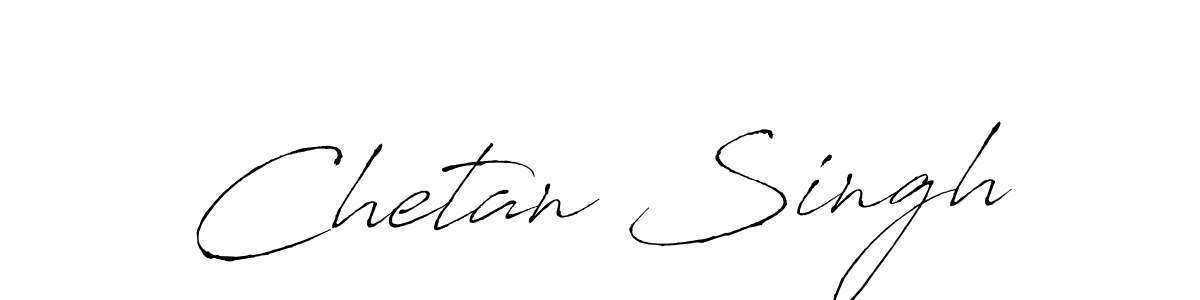 Make a beautiful signature design for name Chetan Singh. With this signature (Antro_Vectra) style, you can create a handwritten signature for free. Chetan Singh signature style 6 images and pictures png