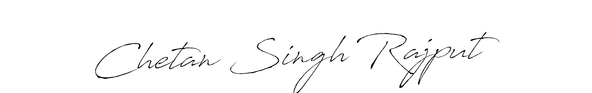 Make a beautiful signature design for name Chetan Singh Rajput. With this signature (Antro_Vectra) style, you can create a handwritten signature for free. Chetan Singh Rajput signature style 6 images and pictures png