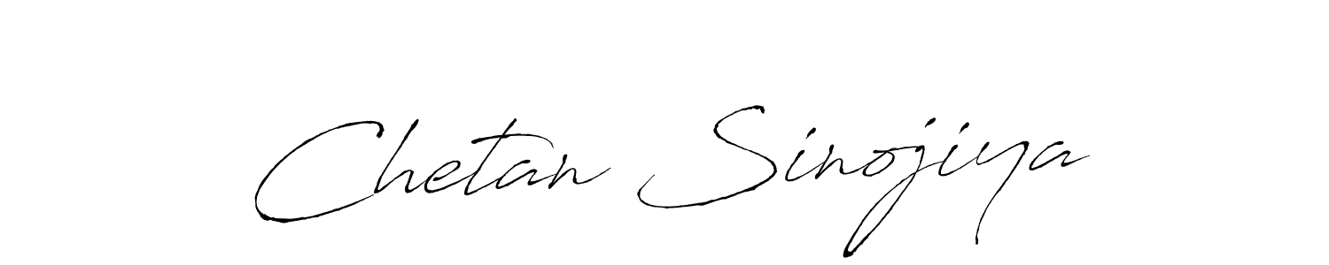 Chetan Sinojiya stylish signature style. Best Handwritten Sign (Antro_Vectra) for my name. Handwritten Signature Collection Ideas for my name Chetan Sinojiya. Chetan Sinojiya signature style 6 images and pictures png