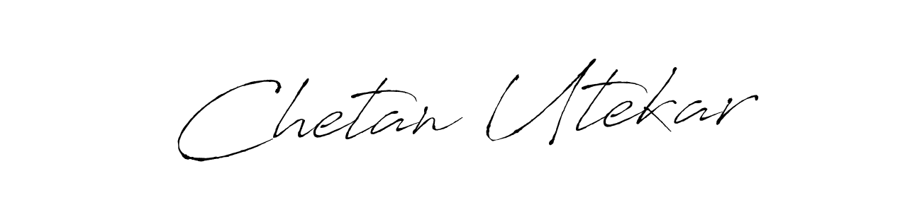 Antro_Vectra is a professional signature style that is perfect for those who want to add a touch of class to their signature. It is also a great choice for those who want to make their signature more unique. Get Chetan Utekar name to fancy signature for free. Chetan Utekar signature style 6 images and pictures png