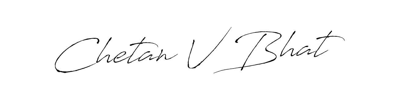 Similarly Antro_Vectra is the best handwritten signature design. Signature creator online .You can use it as an online autograph creator for name Chetan V Bhat. Chetan V Bhat signature style 6 images and pictures png