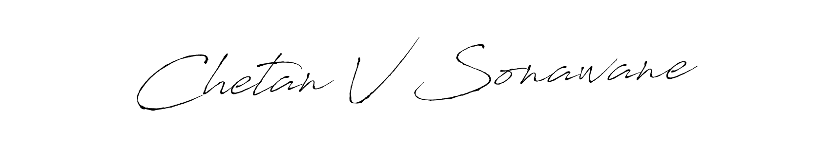 You should practise on your own different ways (Antro_Vectra) to write your name (Chetan V Sonawane) in signature. don't let someone else do it for you. Chetan V Sonawane signature style 6 images and pictures png