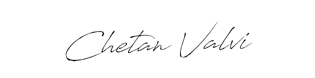 Chetan Valvi stylish signature style. Best Handwritten Sign (Antro_Vectra) for my name. Handwritten Signature Collection Ideas for my name Chetan Valvi. Chetan Valvi signature style 6 images and pictures png