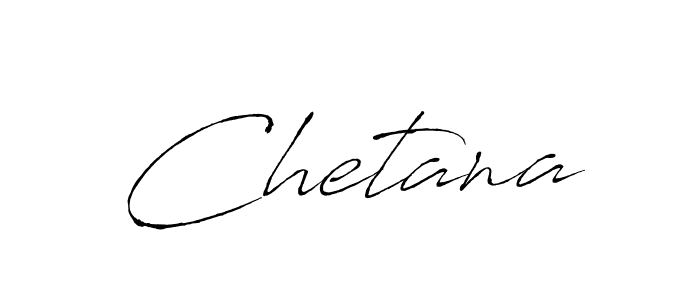 Design your own signature with our free online signature maker. With this signature software, you can create a handwritten (Antro_Vectra) signature for name Chetana. Chetana signature style 6 images and pictures png