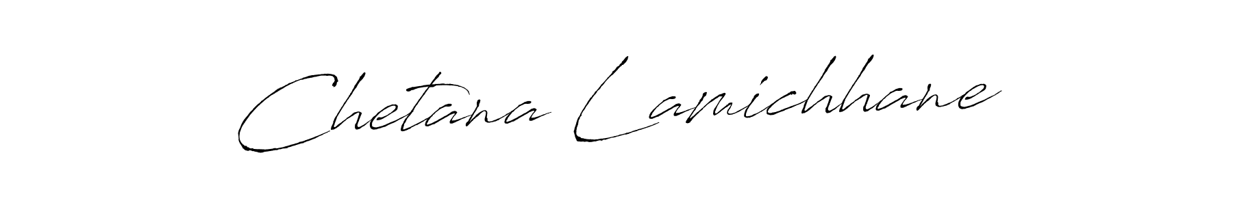 Create a beautiful signature design for name Chetana Lamichhane. With this signature (Antro_Vectra) fonts, you can make a handwritten signature for free. Chetana Lamichhane signature style 6 images and pictures png