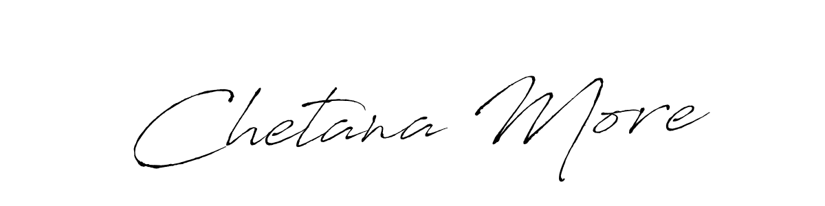 Make a beautiful signature design for name Chetana More. With this signature (Antro_Vectra) style, you can create a handwritten signature for free. Chetana More signature style 6 images and pictures png