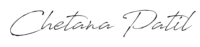 Enhance your business communications with Chetana Patil signature in Antro_Vectra lettering. Clean, modern, and universally compatible. Chetana Patil signature style 6 images and pictures png