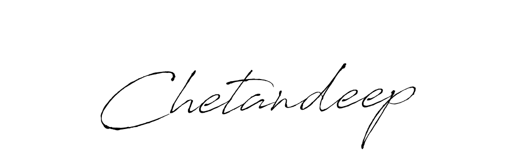 Chetandeep stylish signature style. Best Handwritten Sign (Antro_Vectra) for my name. Handwritten Signature Collection Ideas for my name Chetandeep. Chetandeep signature style 6 images and pictures png