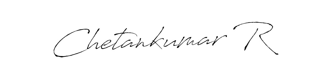 Use a signature maker to create a handwritten signature online. With this signature software, you can design (Antro_Vectra) your own signature for name Chetankumar R. Chetankumar R signature style 6 images and pictures png