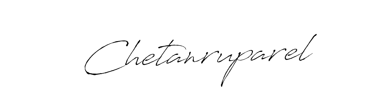 Use a signature maker to create a handwritten signature online. With this signature software, you can design (Antro_Vectra) your own signature for name Chetanruparel. Chetanruparel signature style 6 images and pictures png