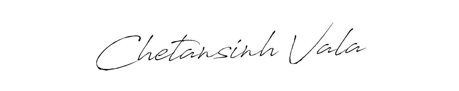 Use a signature maker to create a handwritten signature online. With this signature software, you can design (Antro_Vectra) your own signature for name Chetansinh Vala. Chetansinh Vala signature style 6 images and pictures png