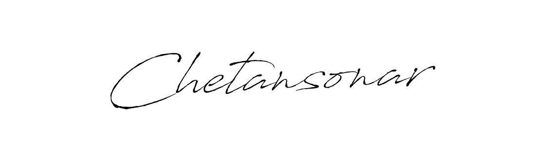 Design your own signature with our free online signature maker. With this signature software, you can create a handwritten (Antro_Vectra) signature for name Chetansonar. Chetansonar signature style 6 images and pictures png