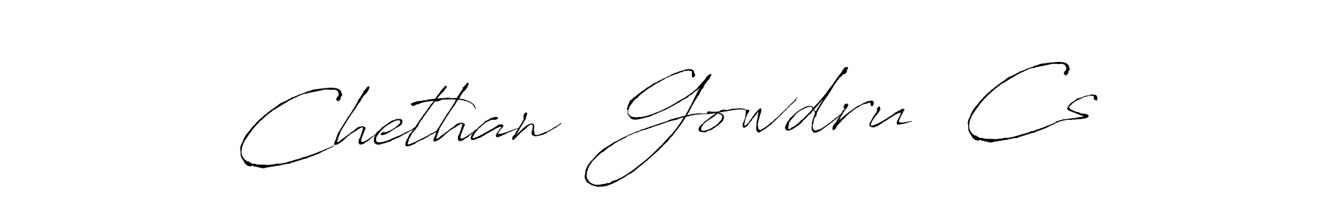 It looks lik you need a new signature style for name Chethan  Gowdru  Cs. Design unique handwritten (Antro_Vectra) signature with our free signature maker in just a few clicks. Chethan  Gowdru  Cs signature style 6 images and pictures png