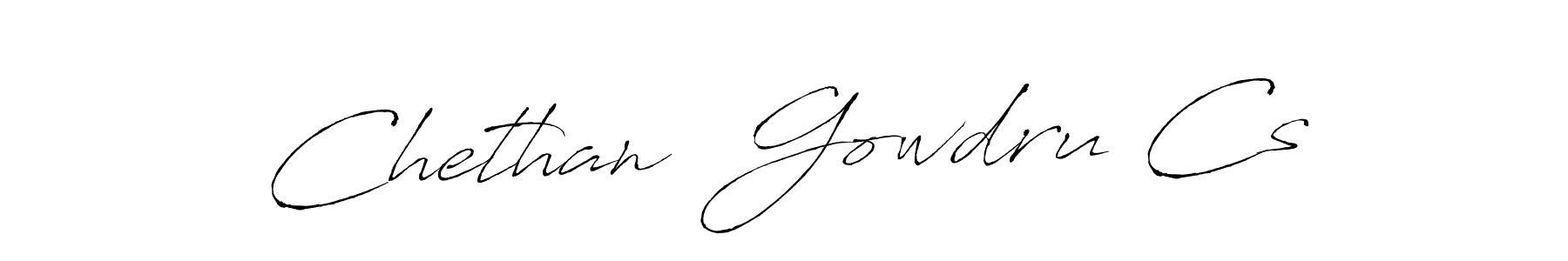 Once you've used our free online signature maker to create your best signature Antro_Vectra style, it's time to enjoy all of the benefits that Chethan  Gowdru Cs name signing documents. Chethan  Gowdru Cs signature style 6 images and pictures png