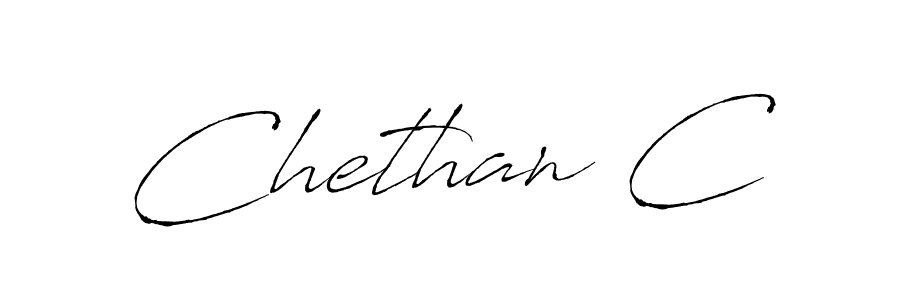 Use a signature maker to create a handwritten signature online. With this signature software, you can design (Antro_Vectra) your own signature for name Chethan C. Chethan C signature style 6 images and pictures png