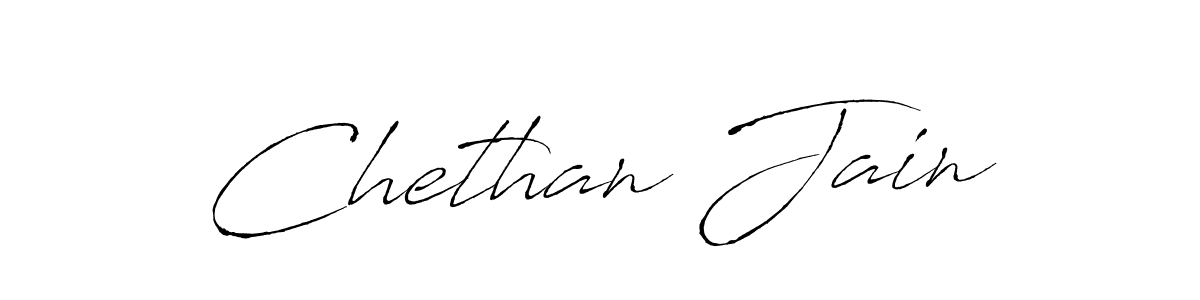 The best way (Antro_Vectra) to make a short signature is to pick only two or three words in your name. The name Chethan Jain include a total of six letters. For converting this name. Chethan Jain signature style 6 images and pictures png