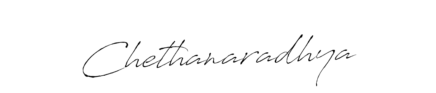 Design your own signature with our free online signature maker. With this signature software, you can create a handwritten (Antro_Vectra) signature for name Chethanaradhya. Chethanaradhya signature style 6 images and pictures png