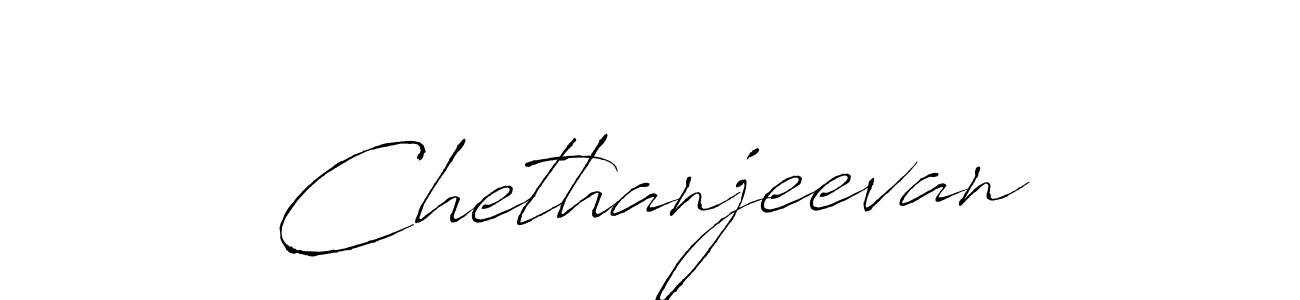 Chethanjeevan stylish signature style. Best Handwritten Sign (Antro_Vectra) for my name. Handwritten Signature Collection Ideas for my name Chethanjeevan. Chethanjeevan signature style 6 images and pictures png