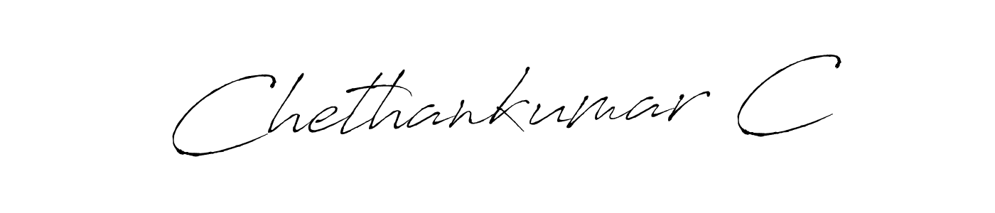Also we have Chethankumar C name is the best signature style. Create professional handwritten signature collection using Antro_Vectra autograph style. Chethankumar C signature style 6 images and pictures png