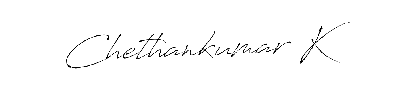 It looks lik you need a new signature style for name Chethankumar K. Design unique handwritten (Antro_Vectra) signature with our free signature maker in just a few clicks. Chethankumar K signature style 6 images and pictures png