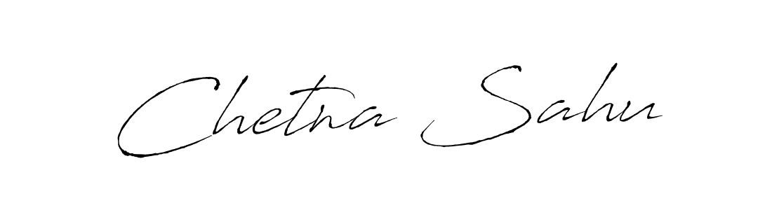 How to make Chetna Sahu signature? Antro_Vectra is a professional autograph style. Create handwritten signature for Chetna Sahu name. Chetna Sahu signature style 6 images and pictures png