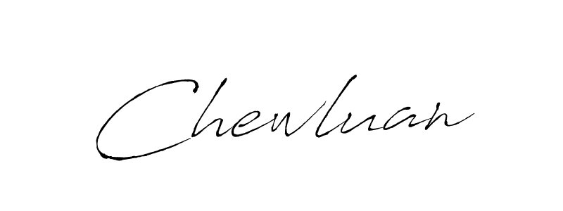It looks lik you need a new signature style for name Chewluan. Design unique handwritten (Antro_Vectra) signature with our free signature maker in just a few clicks. Chewluan signature style 6 images and pictures png
