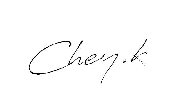 Make a beautiful signature design for name Chey.k. With this signature (Antro_Vectra) style, you can create a handwritten signature for free. Chey.k signature style 6 images and pictures png