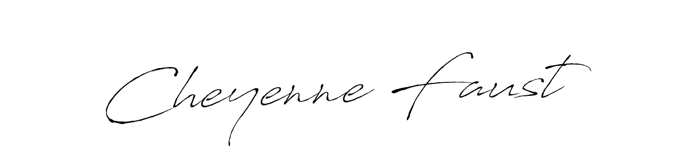 Create a beautiful signature design for name Cheyenne Faust. With this signature (Antro_Vectra) fonts, you can make a handwritten signature for free. Cheyenne Faust signature style 6 images and pictures png