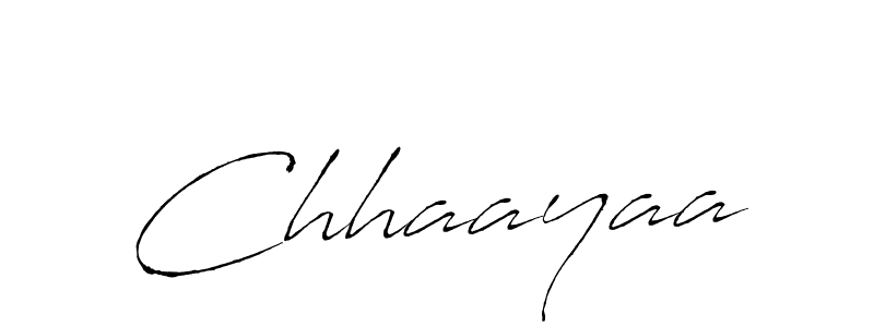 Chhaayaa stylish signature style. Best Handwritten Sign (Antro_Vectra) for my name. Handwritten Signature Collection Ideas for my name Chhaayaa. Chhaayaa signature style 6 images and pictures png